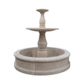 Contemporary French Limestone Central Fountain (FO155-A)