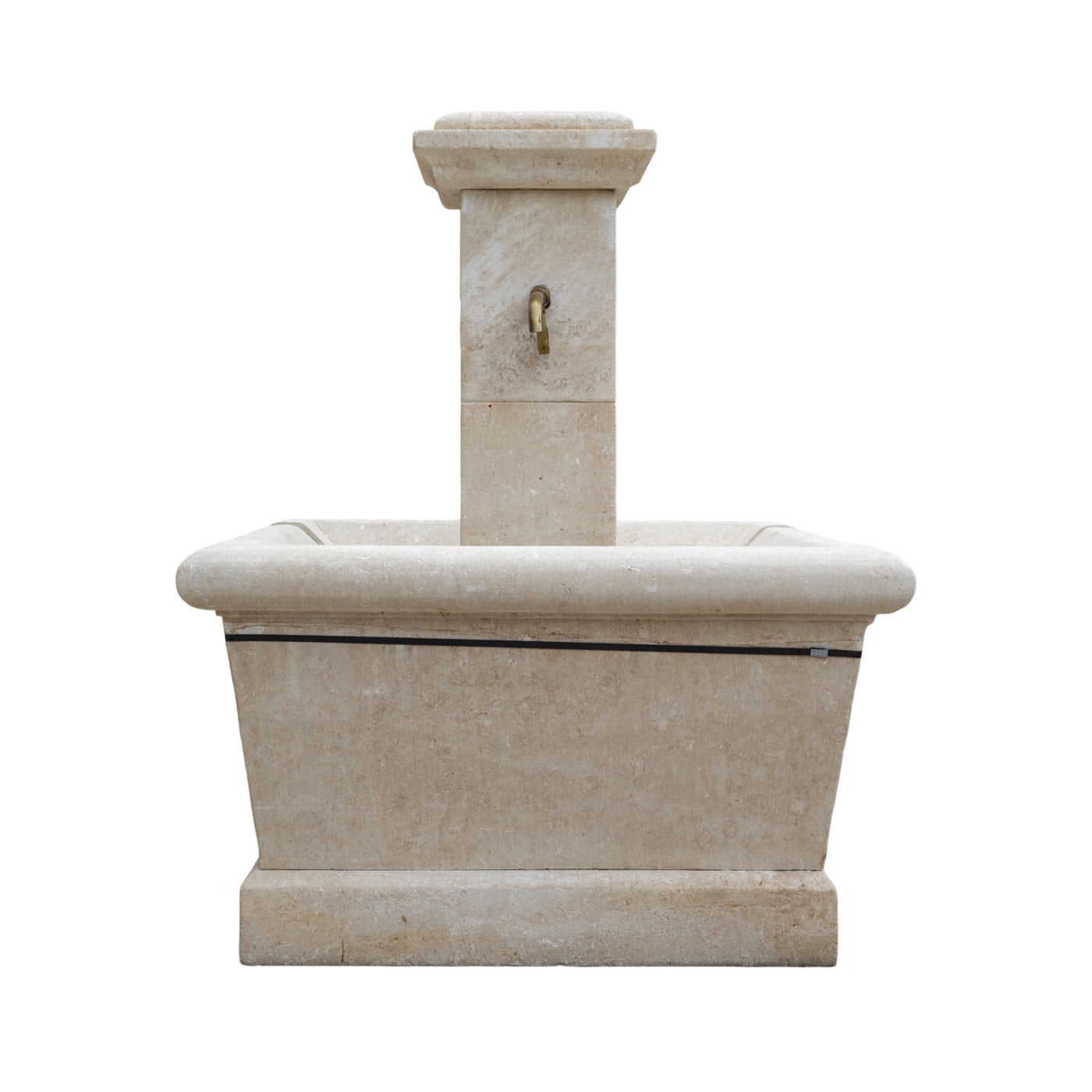 Contemporary French Limestone Central Fountain (FO14)