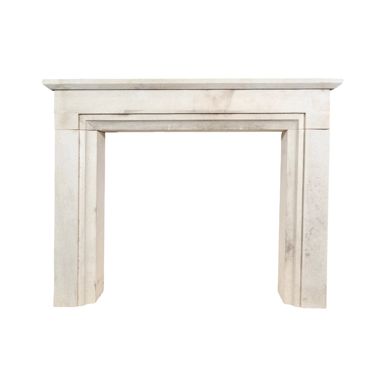 Contemporary French Limestone Mantel