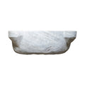 Antique French White Carrara Marble Sink (S-LNQP)