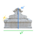 Contemporary French Limestone Wall Fountain (FO03)