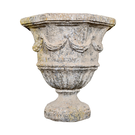 Contemporary French Reconstituted Stone Vase (V-V1089)