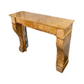 Antique French Yellow Jura Brocatelle Marble Mantel (MCH995)