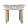 Antique French Limestone Mantel (M-BPWQ)