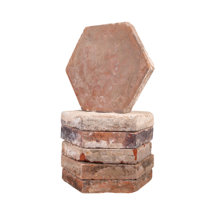 Reclaimed French Terracotta Hexagonal Tile