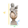 Contempoarey  French Limestone Putti Sculpture (GE-FEWQ)