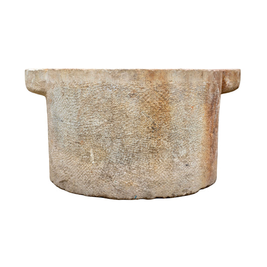 Antique French Limestone Vessel (V-FHYW)
