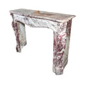 Antique French Fleur de Pêcher Marble Mantel (M-PJMW)