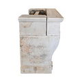 Antique French Limestone Mantel (M-VGKL)