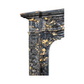 Antique Italian Portoro Black Marble Mantel (M-SALG)