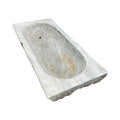 French White Carrara Marble Sink (S-MHSR)