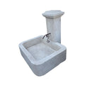 Contemporary French Limestone Wall Fountain (F-YECS)