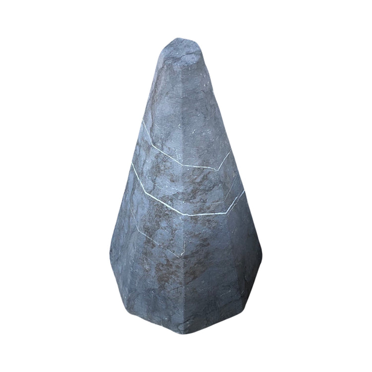 Pair of Belgian Bluestone Cone Sculptures