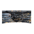 Antique Italian Portoro Black Marble Mantel (M-SALG)