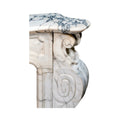 Antique French Statuario Marble Mantel (M-XHZV)
