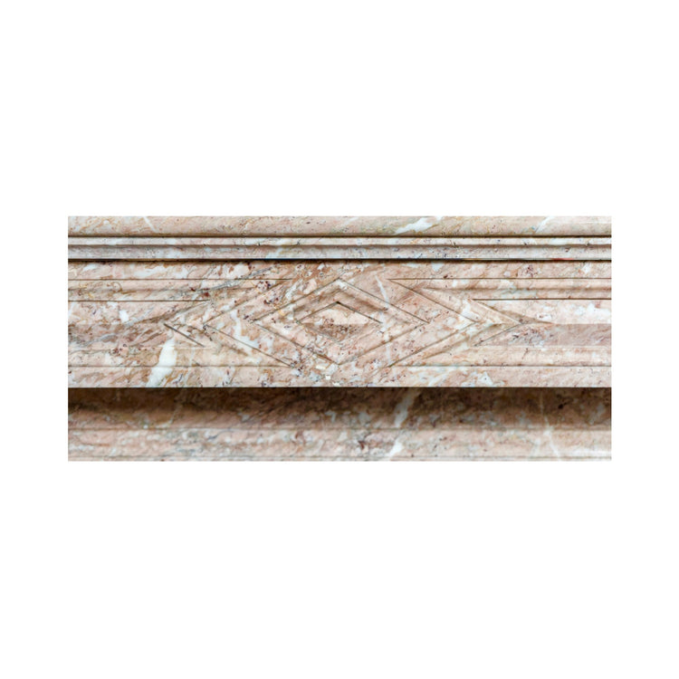 Antique French Balacet Marble Mantel (M30151)