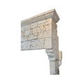 Antique French Limestone Fireplace (ALCH-561)