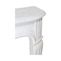 Antique French Carrara Marble Mantel (M-DZSN)