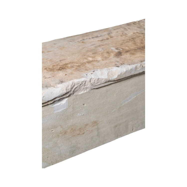 Antique French Limestone Mantel (M-KYRB)