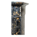 Antique Italian Portoro Black Marble Mantel (M-SALG)