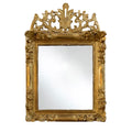 Antique French Oakwood Framed Gold Leaf Mirror (HD-SARJ)