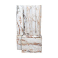 Italian Calacatta Viola Marble Mantel (M-HNPW)
