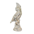 Contemporary French Reconstituted Stone Parrot Statue (GE-APVZ)