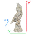 Contemporary French Reconstituted Stone Parrot Statue (GE-APVZ)