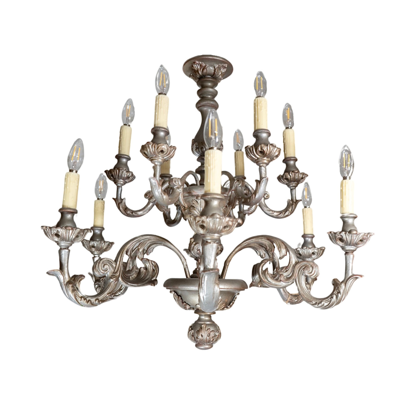 French Oak Wood Chandelier (L-QUJA)