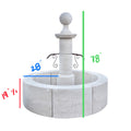 Contemporary French Limestone Central Fountain (FO114)