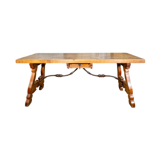 Antique Spanish Oakwood Table (HD-ZGTW)