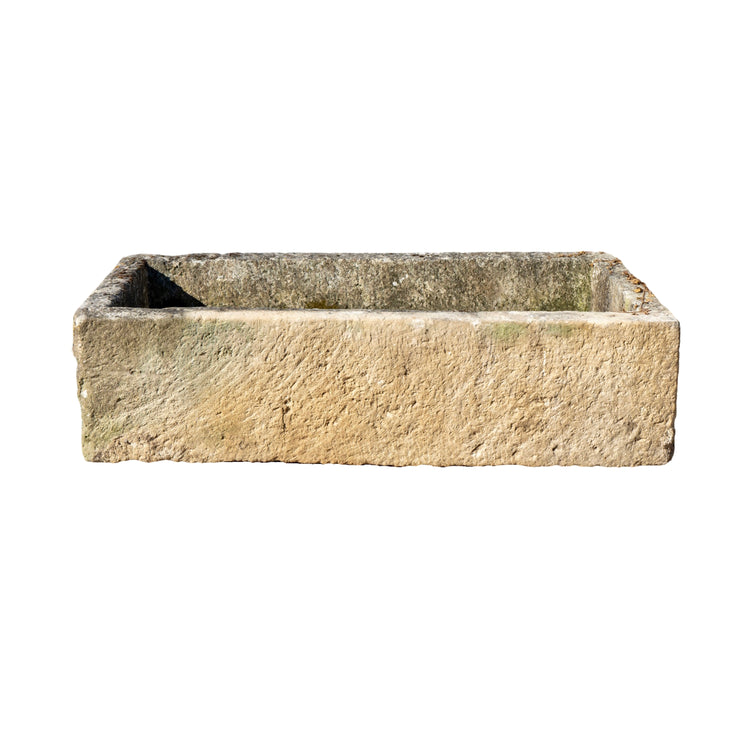 Antique French Limestone Trough