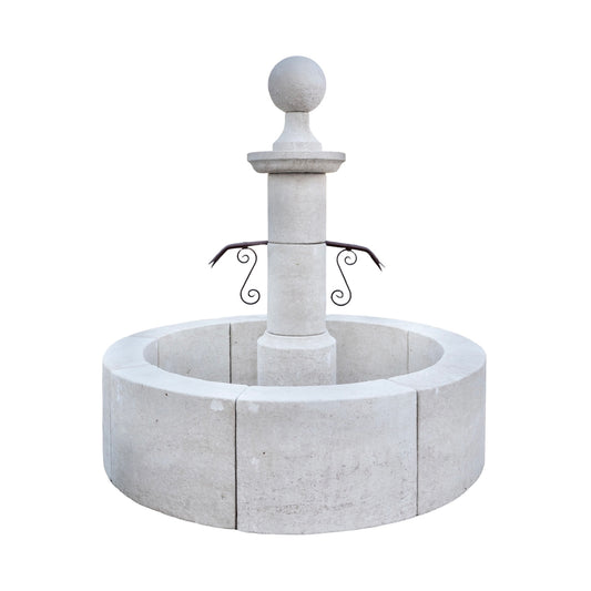 Contemporary French Limestone Central Fountain (FO114)