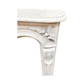 Antique French Carrara Marble Mantel (M-TFDS)