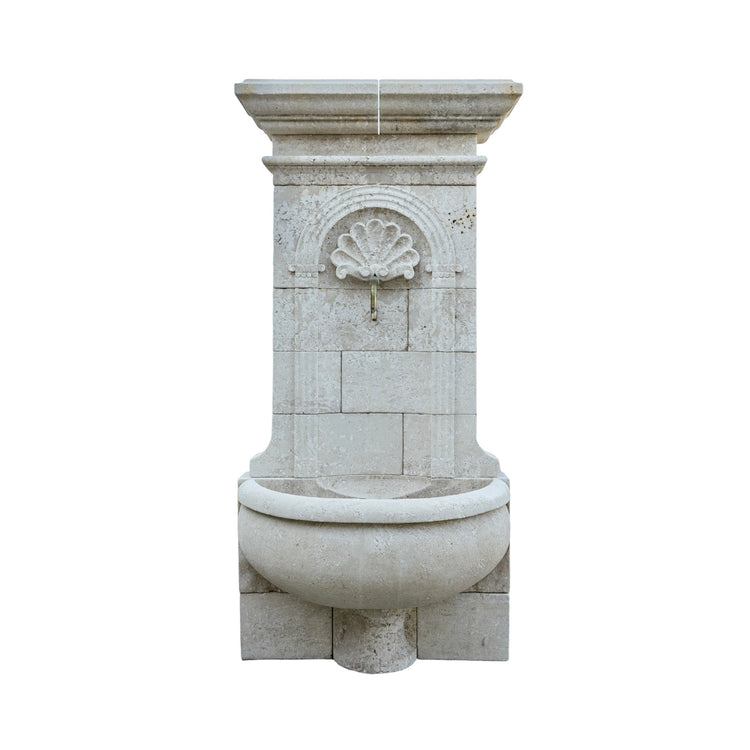 Contemporary French Limestone Wall Fountain (FO21)