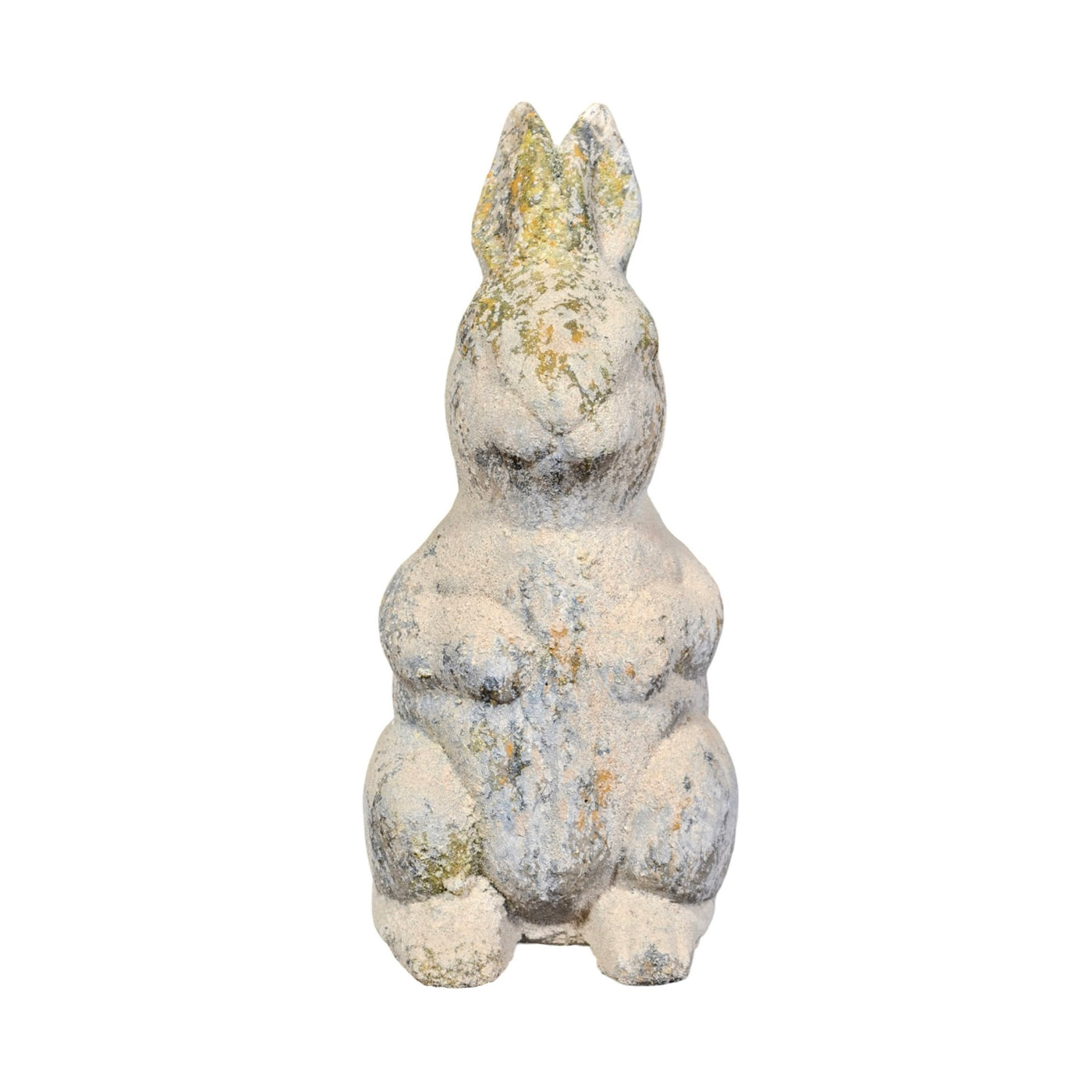 Contemporary French Reconstituted Stone Rabbit Statue (GE-YAHR)