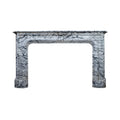 Antique French Bleu Fleuri Marble Mantel (M-FMAXC)