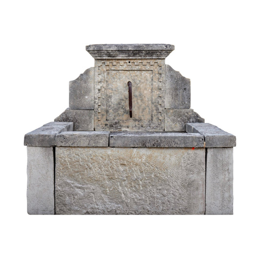 Antique French Limestone Wall Fountain (T-ZLFJ)