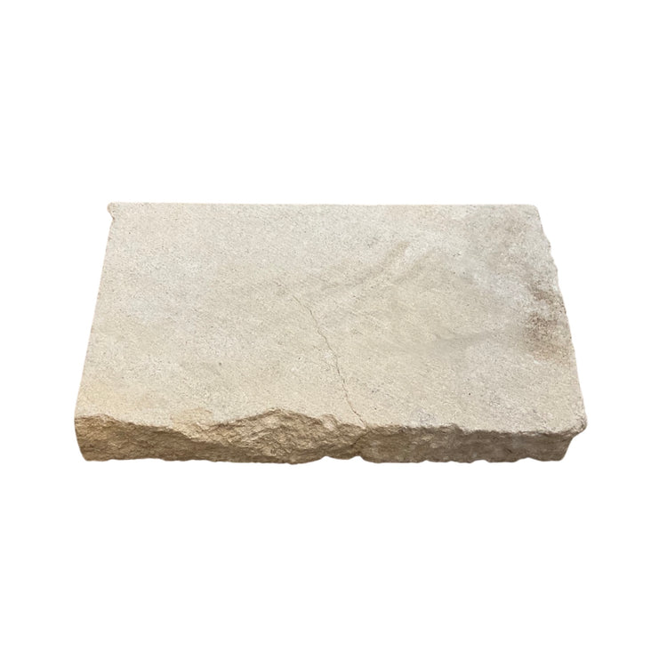 French Burgundy Limestone Rectangular Stone Pavers