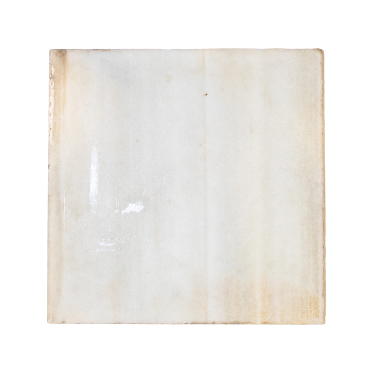 Reclaimed French White Marble Square Tile