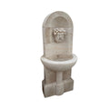 Contemporary French Limestone Bacchus Wall Fountain (F-QFGV)