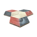 Reclaimed French Encaustic Hexagonal Geometric Concrete Tile (ET-UGXT)