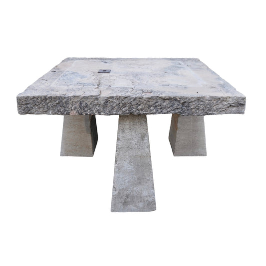 Antique French Limestone Table