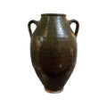 Greek Terracotta Glazed Vessel (V-R0JL)