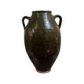 Greek Terracotta Glazed Vessel (V-R0JL)