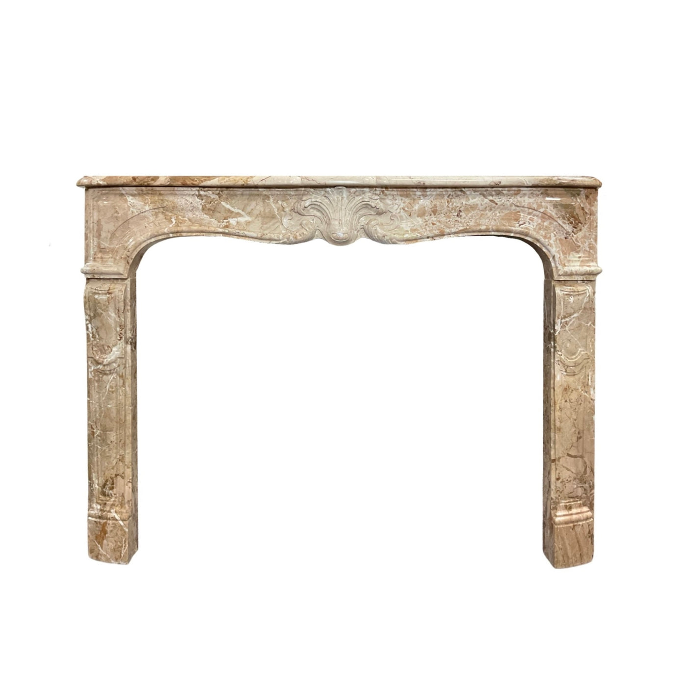 Antique French Grand Mix Napoleon Marble Mantel (M-SJHZ)