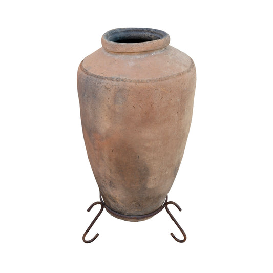 Antique French Terracotta Water Jar Vessel (V-ACVT)