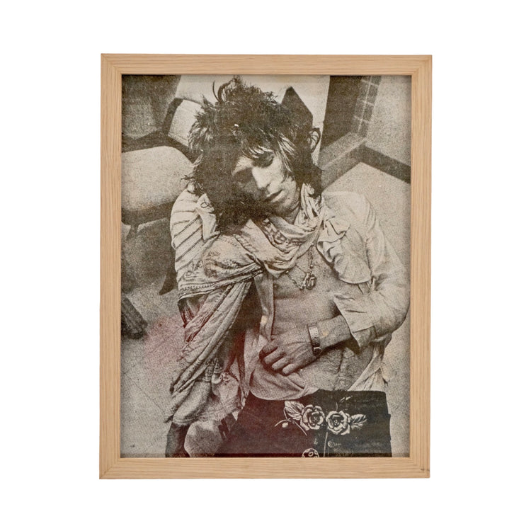 "Keith Richards Passed Out Asleep On Tour" Original Photograph by Peter Beard