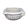 Antique French White Carrara Marble Sink (S-KQBT)