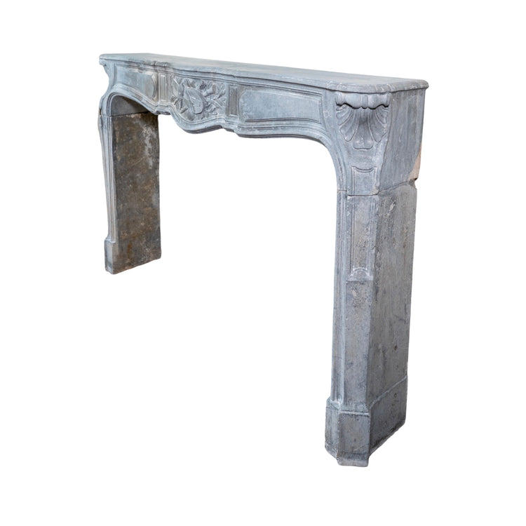 Antique Belgian Bluestone Mantel